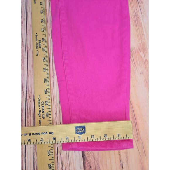 Judy Blue Womens High Rise Skinny Jeans 11/30 Fuchsia 32x28 - Picture 9 of 9